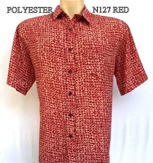 N127 RED POLYESTER