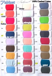 Tabinet colour card 91 to 120